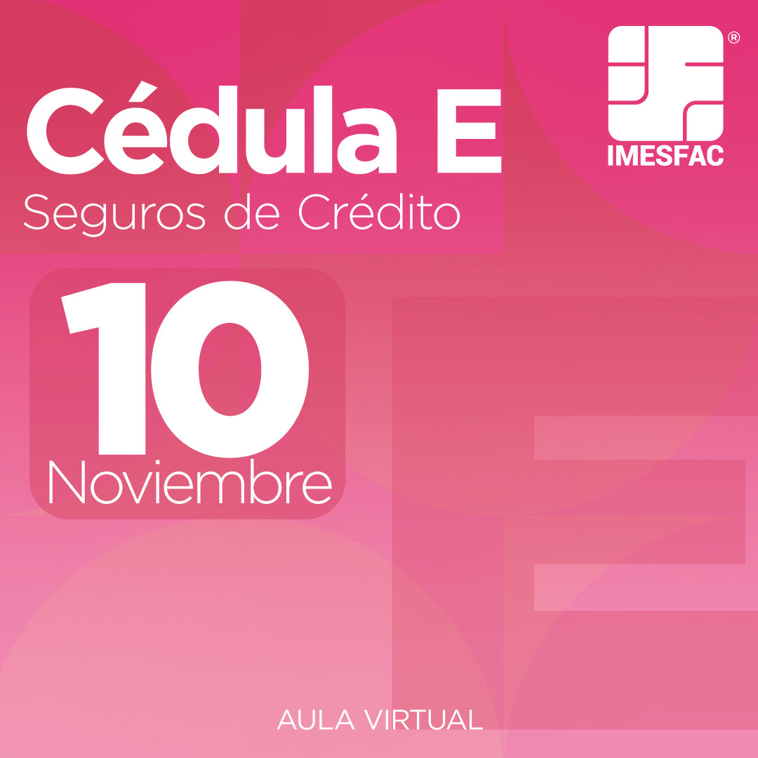 Cédula E: Seguro de Crédito (Online) - Noviembre 2025