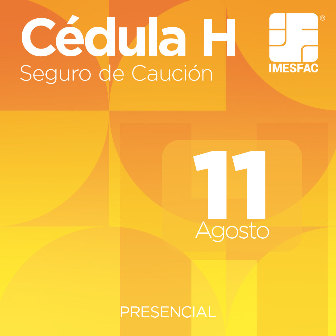 Cédula H: Seguro de Caución - Agosto 2025
