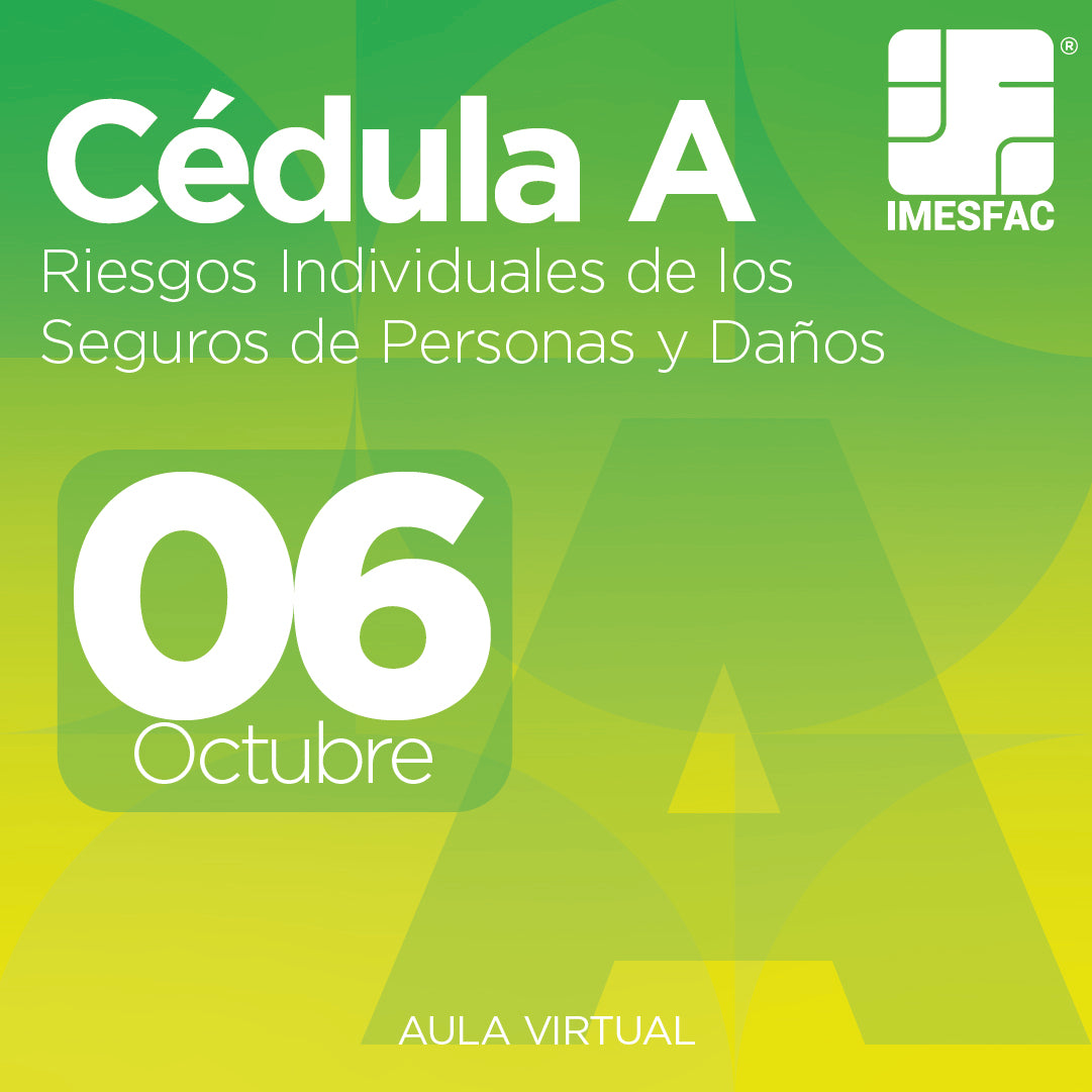 Cédula A: Riesgos Individuales de los Seguros de Personas y de Daños - Octubre 2025