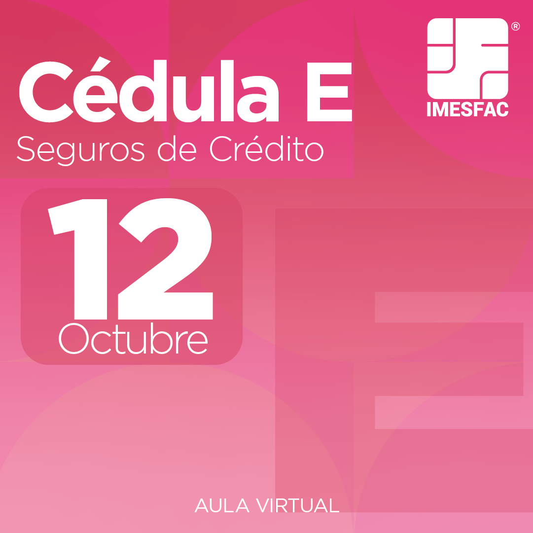 Cédula E: Seguro de Crédito (Online) - Octubre 2026