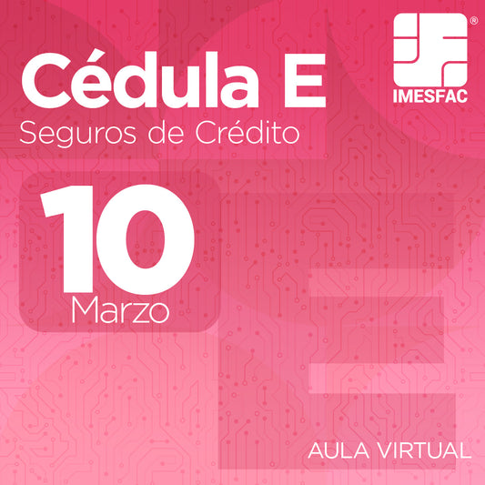 Cédula E: Seguro de Crédito - Marzo 2025