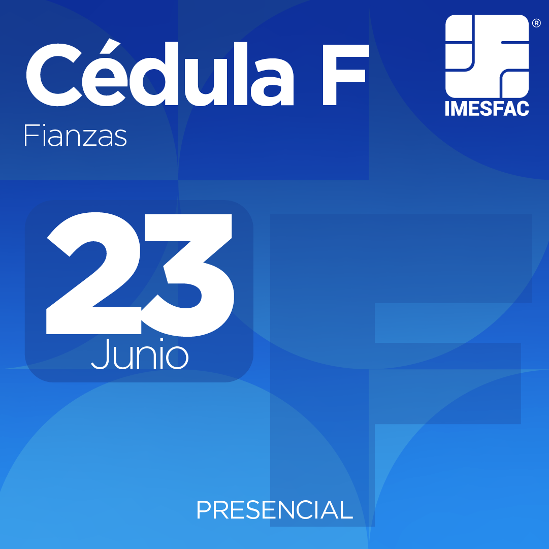 Cédula F: Fianzas - Junio 2025