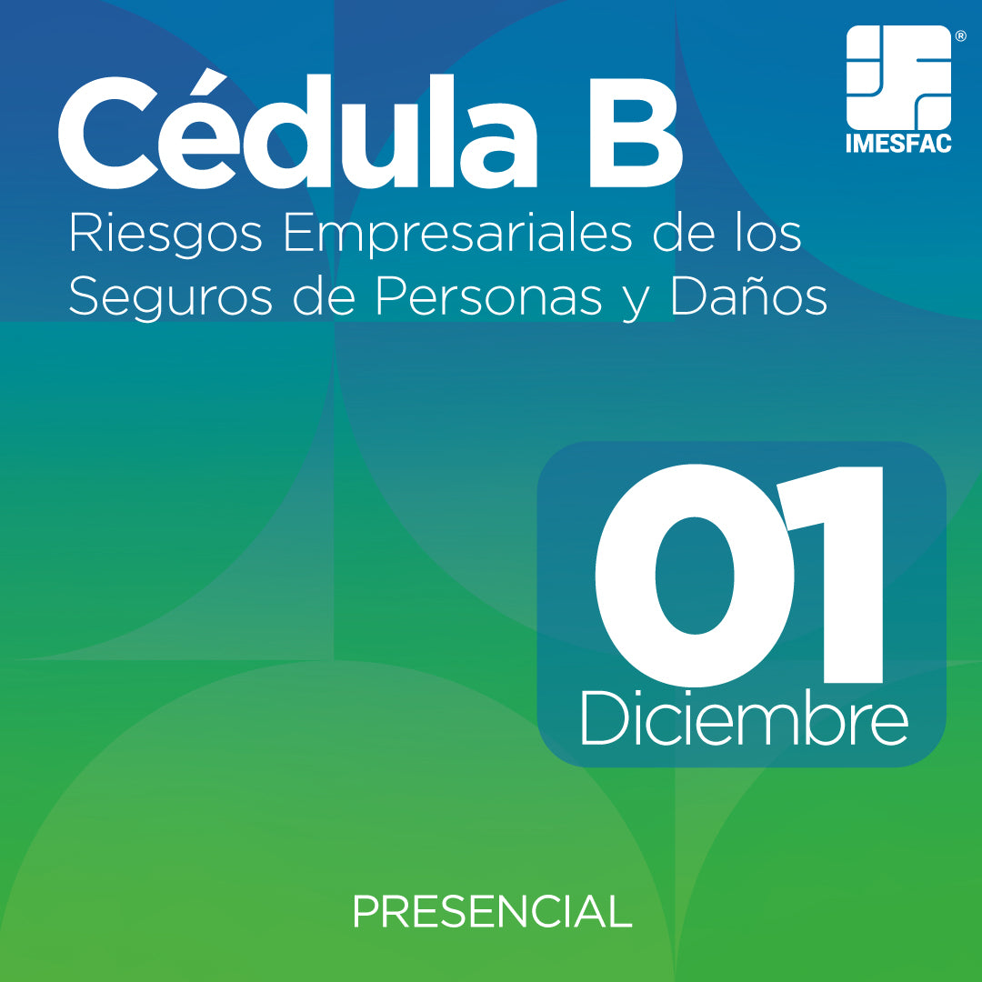 Cédula B: Riesgos Empresariales de los Seguros de Personas y de Daños - Diciembre 2025