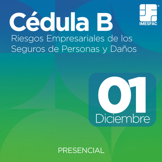 Cédula B: Riesgos Empresariales de los Seguros de Personas y de Daños - Diciembre 2025