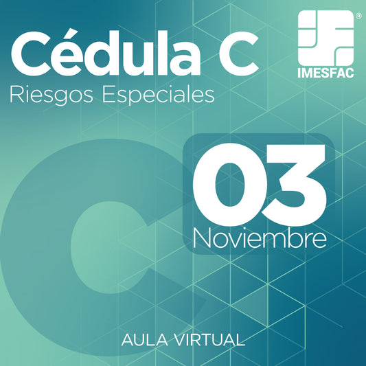 Cédula C: Riesgos Especiales (Online)- Noviembre 2025