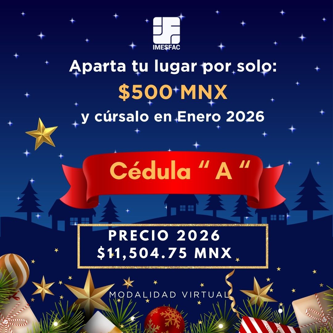 Cédula A: Riesgos Individuales de los Seguros de Personas y de Daños (Online) - Enero 2026