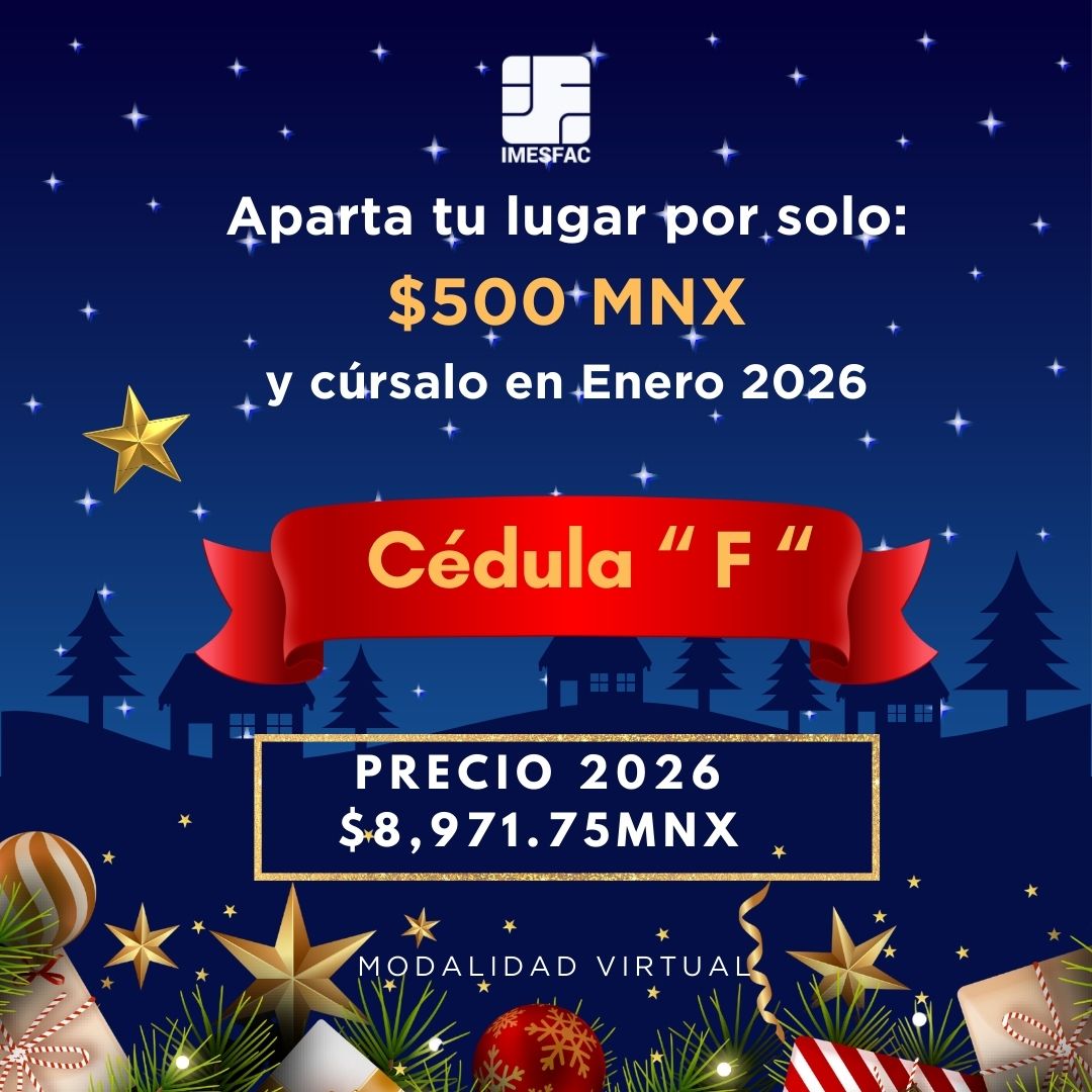Cédula F: Fianzas (Online) - Enero 2026