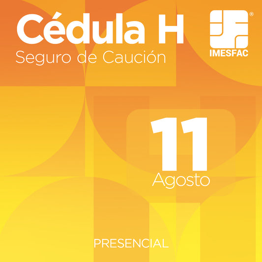 Cédula H: Seguro de  Caución - Agosto 2025