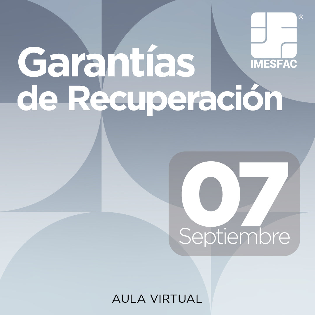 Garantías de Recuperación (Online) - Septiembre 2026
