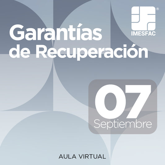 Garantías de Recuperación (Online) - Septiembre 2026