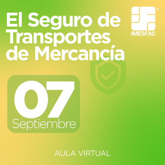 El Seguro de Transportes de Mercancías (Online) - Septiembre 2026