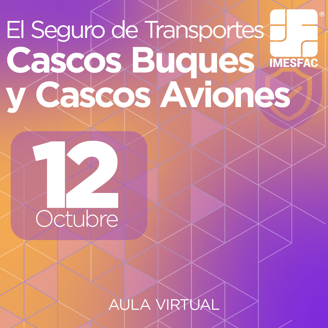 El Seguro de Transportes Cascos Buques y Cascos Aviones (Online) - Octubre 2026