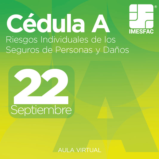 Cédula A: Riesgos Individuales de los Seguros de Personas y de Daños - Septiembre 2025 MTY