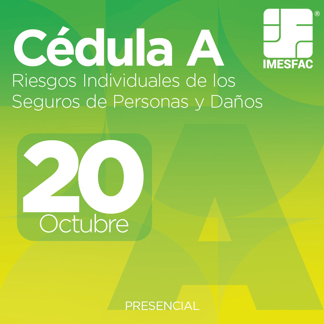 Cédula A: Riesgos Individuales de los Seguros de Personas y de Daños - Octubre 2025