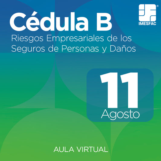 Cédula B: Riesgos Empresariales de los Seguros de Personas y de Daños - Agosto 2025 MTY
