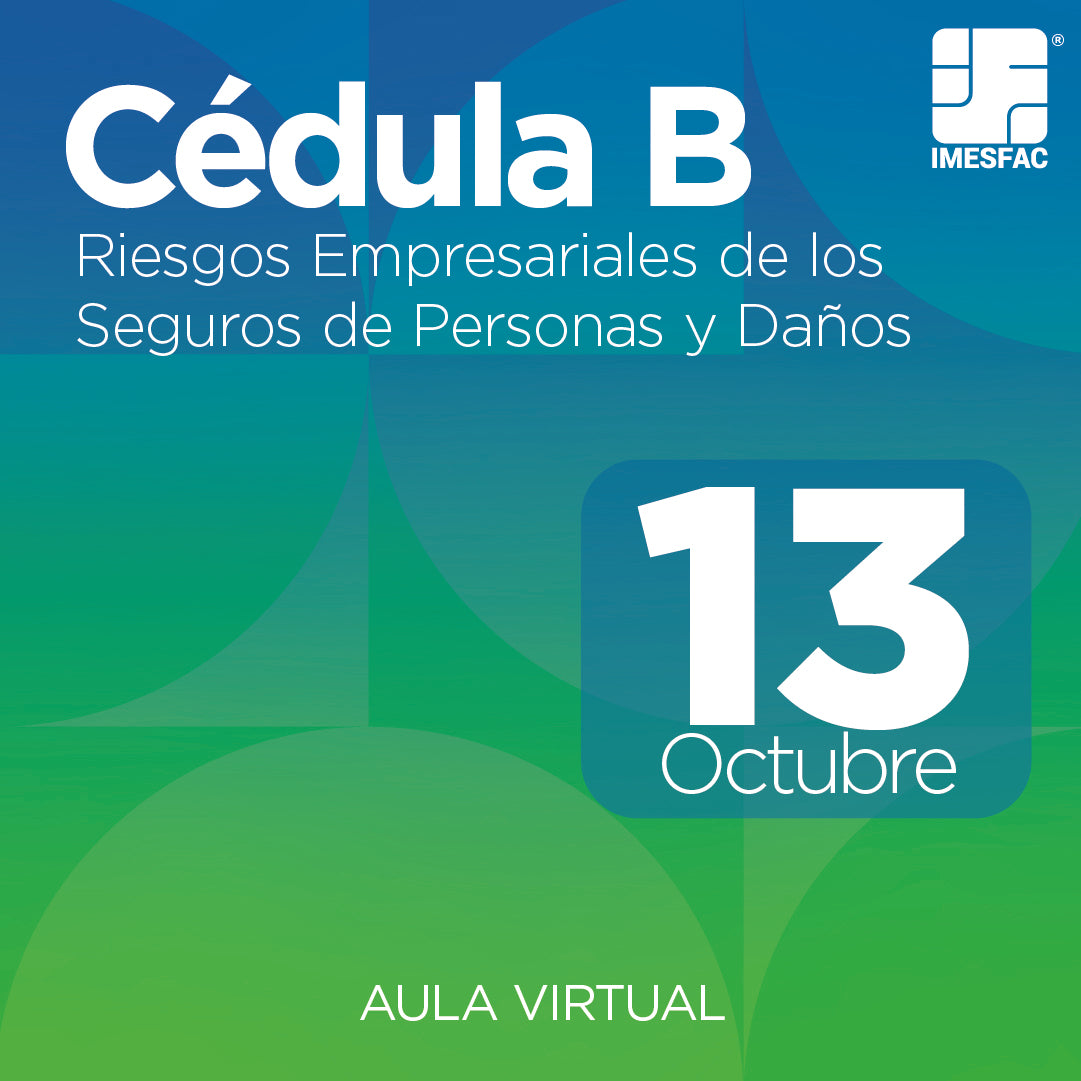 Cédula B: Riesgos Empresariales de los Seguros de Personas y de Daños - Octubre 2025 MTY