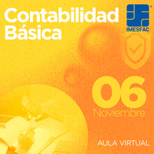 Cargar imagen en el visor de la galería, Contabilidad Básica - Noviembre 2023
