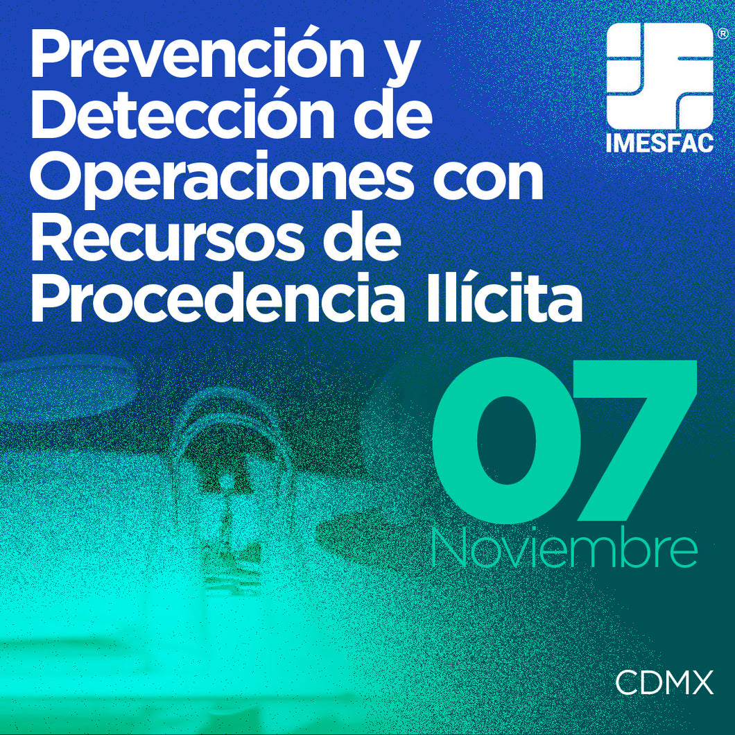 Prevención y Detección de Operaciones con Recursos de Procedencia Ilícita (Seguros y Fianzas) - Noviembre 2023
